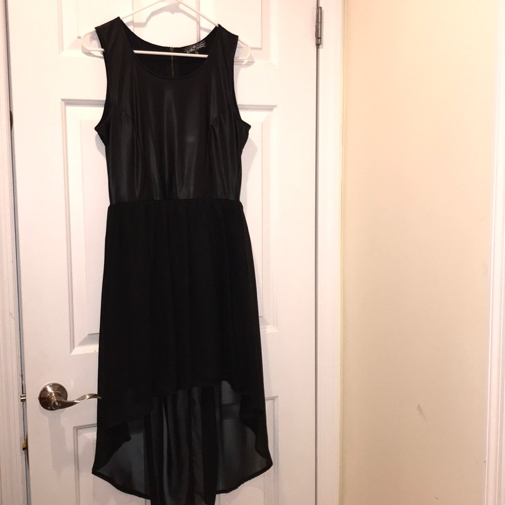 Joyce Leslie Leather black dress